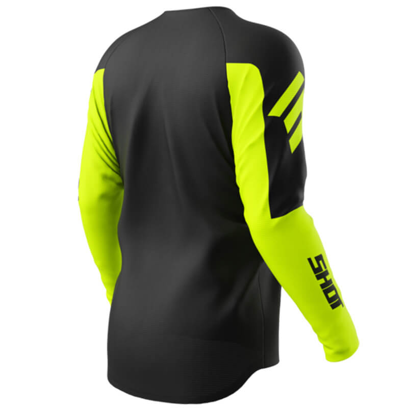 maillot shot draw private jaune cross