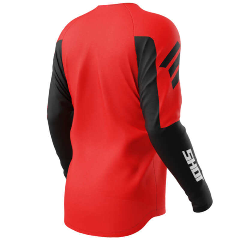maillot shot draw private rouge cross