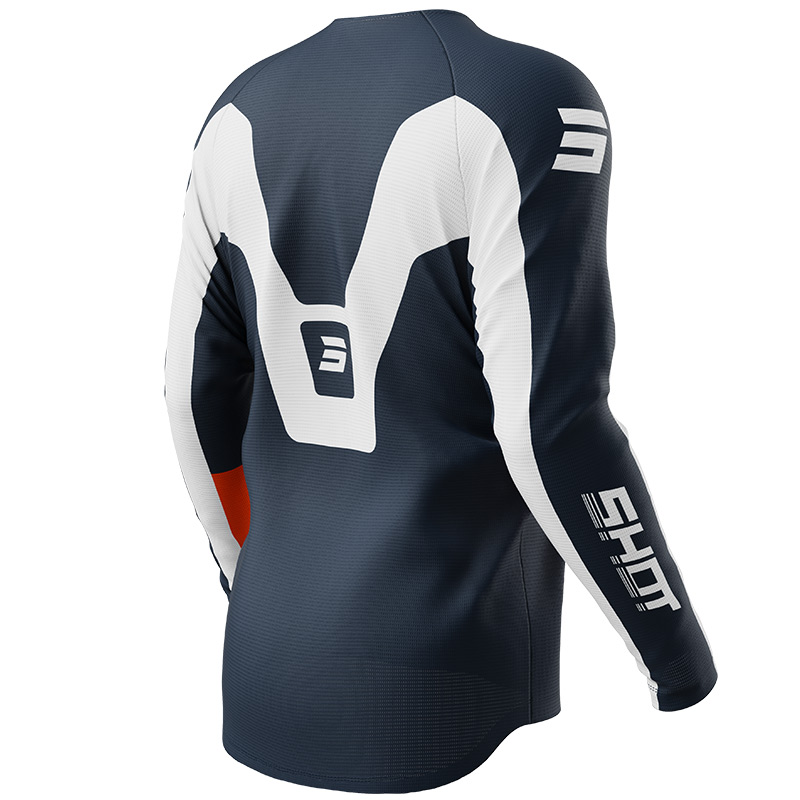 maillot shot enfant draw struck navy moto