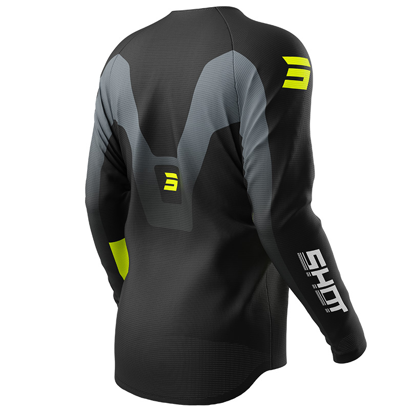 maillot shot enfant draw struck noir moto