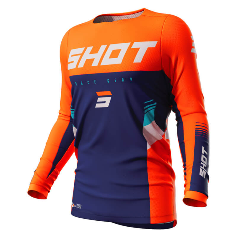 maillot shot tracer 2023 orange mx