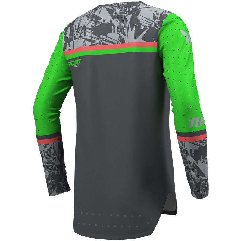 maillot thor mx 27 enfant sportmode punkd vert gris mx