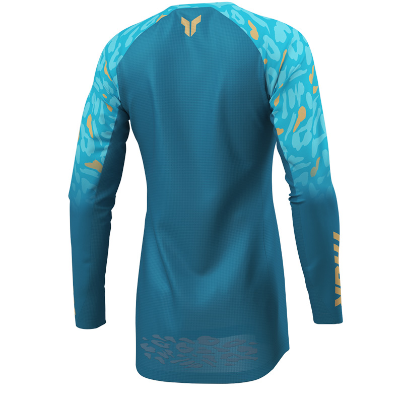maillot thor mx 27 femme launchmode spotted turquoise mx