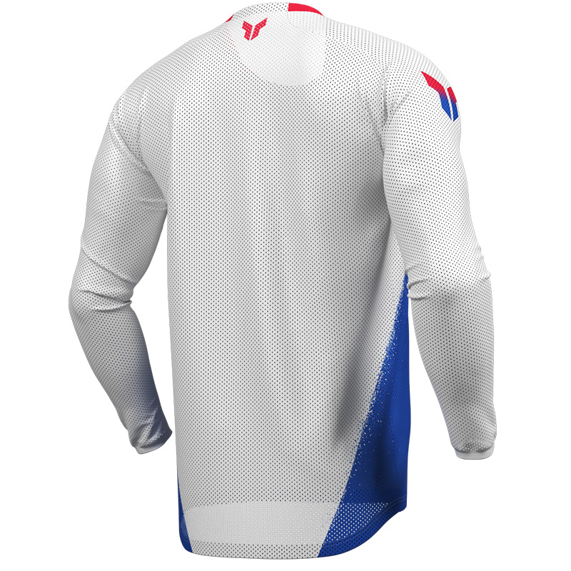 maillot thor mx 27 launchmode air darkside bleu blanc rouge mx