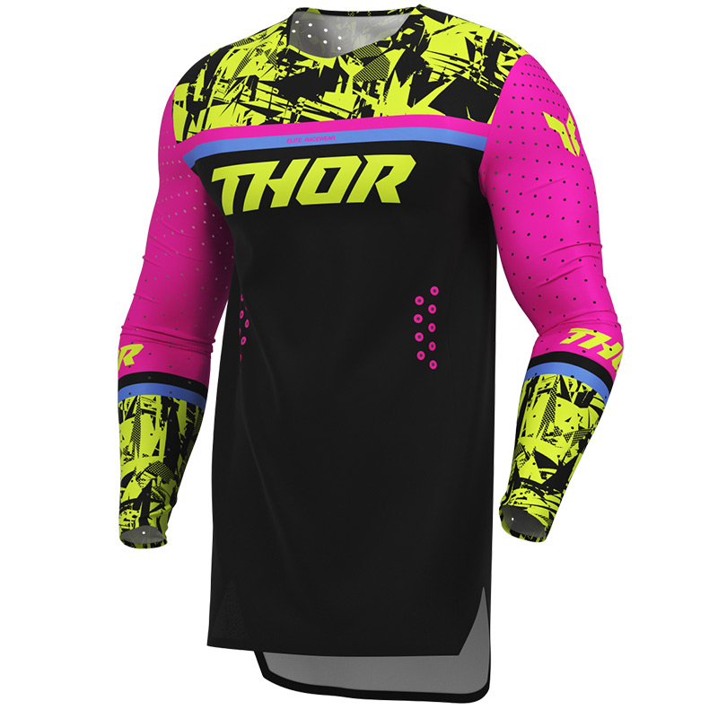maillot thor mx 27 sportmode punkd noir rose cross