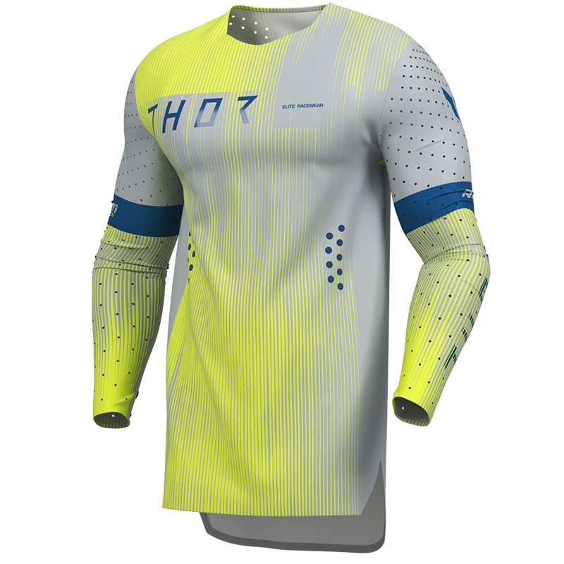 maillot thor mx 27 sportmode vanish gris jaune mx