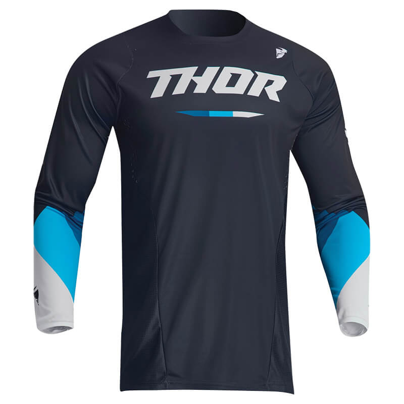 maillot thor pulse tactic 2023 bleu nuit mx