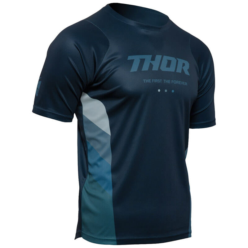 maillot vtt assist react 2022 bleu nuit enduro