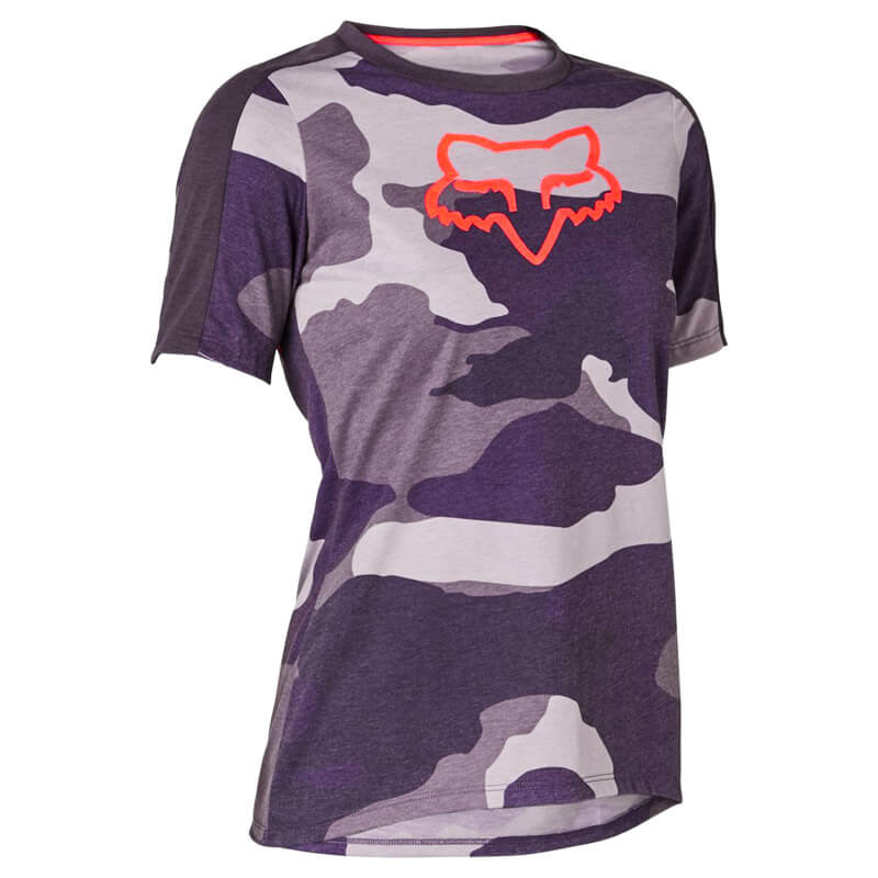 maillot vtt femme fox racing ranger dri release 2022 camo xc