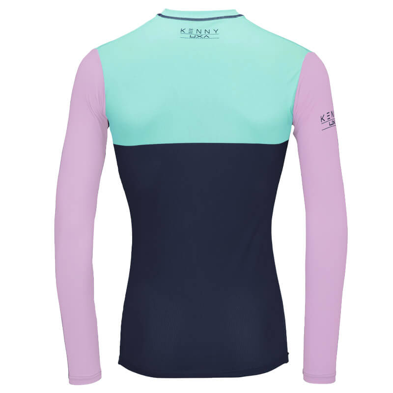 maillot women vtt kenny enduro bleu marine 2022 cross