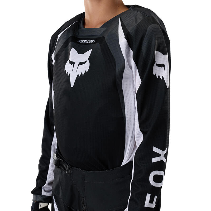 maillot yth fox racing 180 frame noir 27 cross