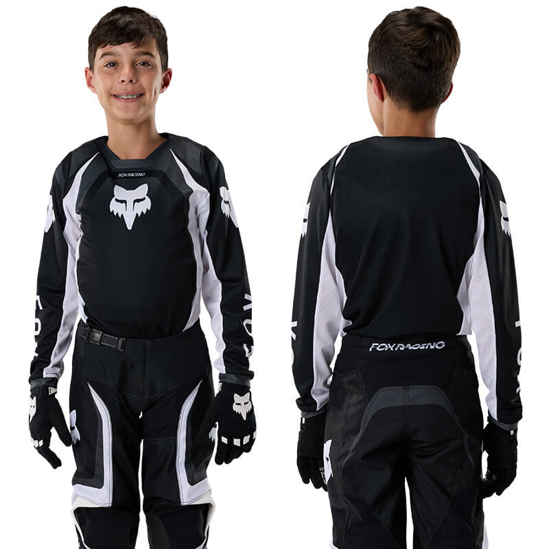 maillot yth fox racing 180 frame noir 27 sx
