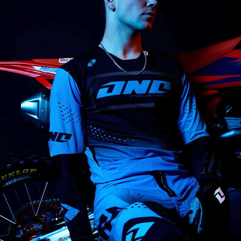 malliot one industries blox bleu enduro