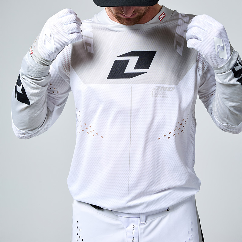 malliot one industries whit out blanc mx