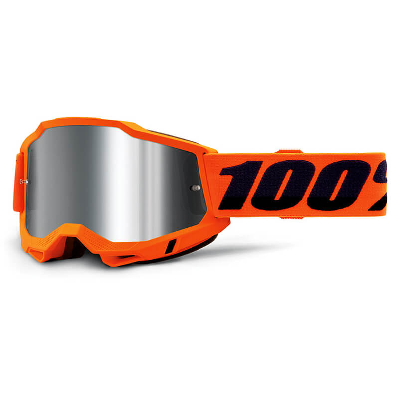 masque 100 percent accuri 2 orange ecran miroir argent 2021