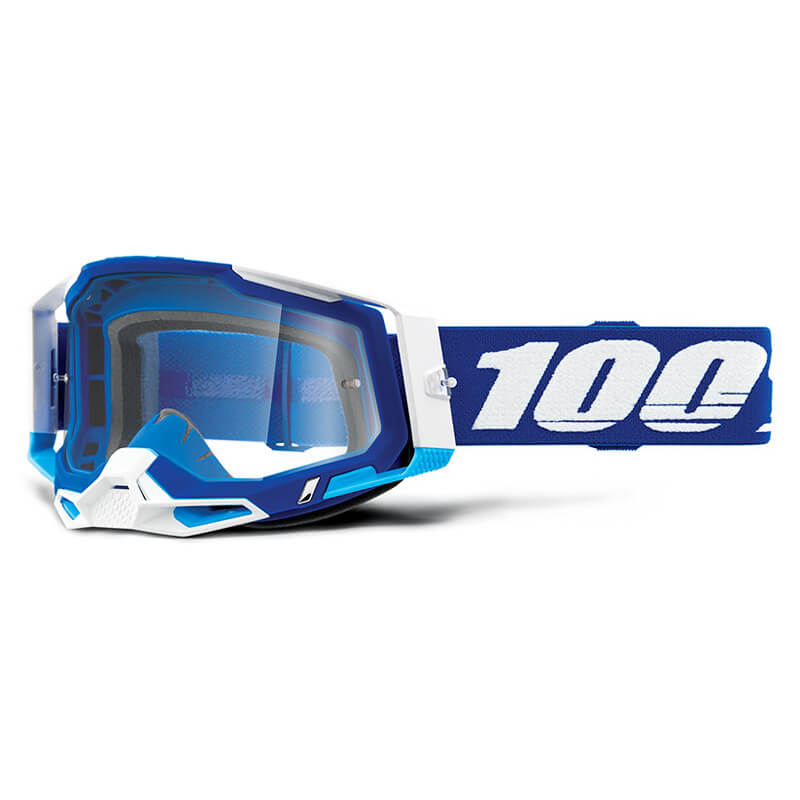 masque 100 percent racecraft 2 bleu ecran clair 2021
