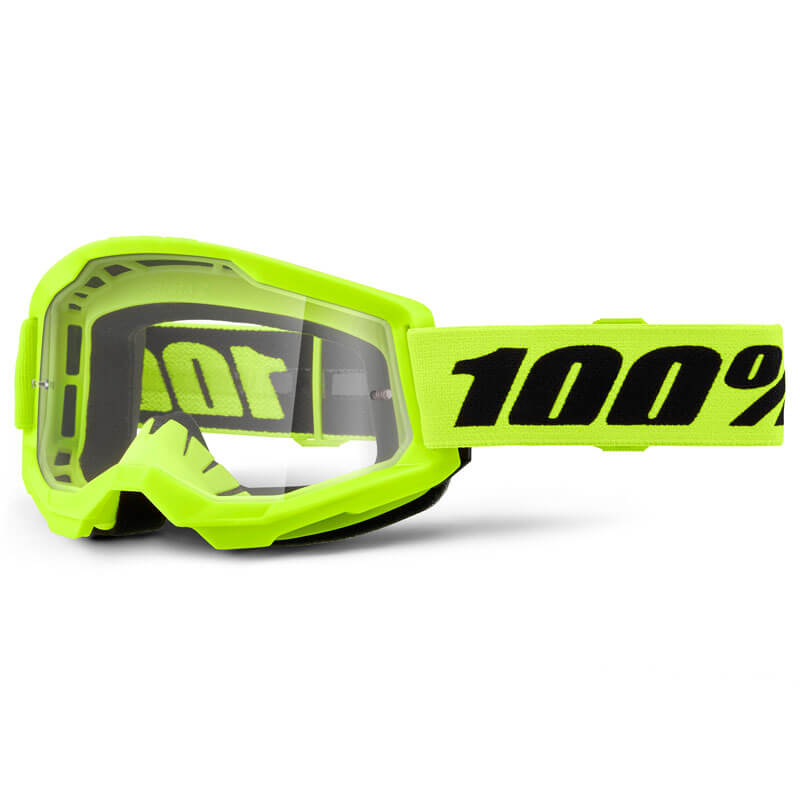 masque 100 percent strata jaune fluo clair 2024