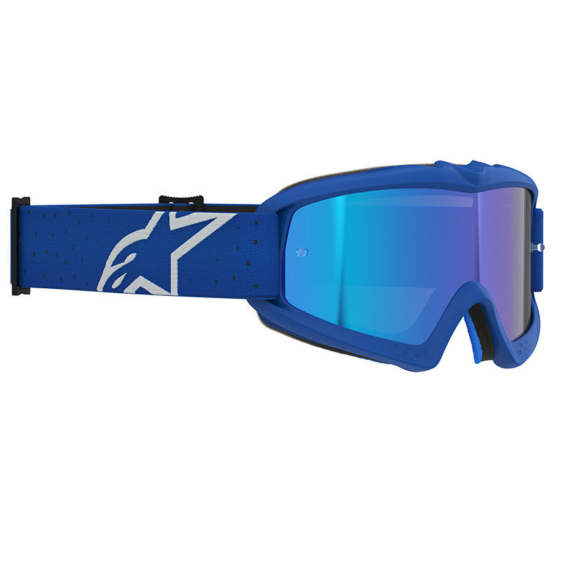 masque alpinestars enfant vision vesta bleu moto