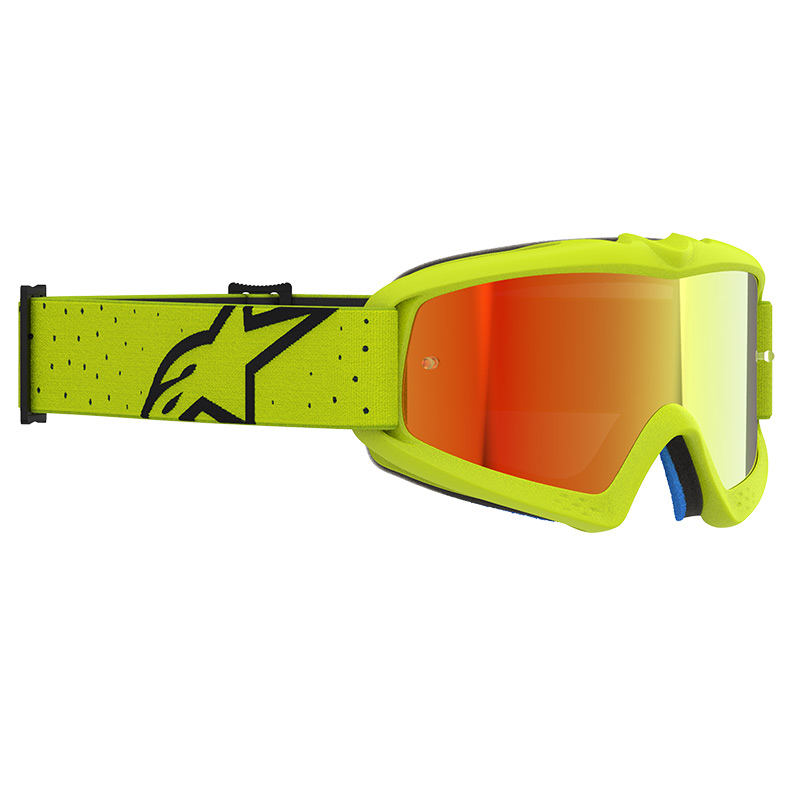 masque alpinestars enfant vision vesta jaune mx