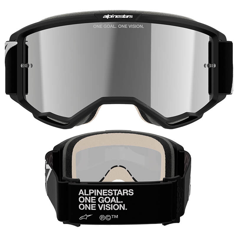 masque alpinestars vision 5 corp noir mirror 2025 cross