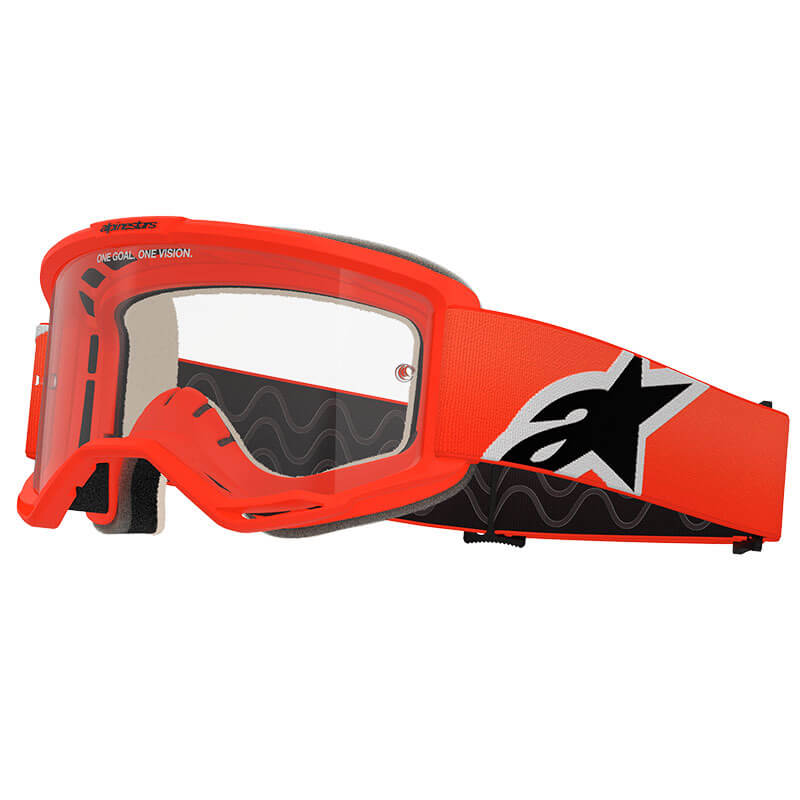 masque alpinestars vision 5 corp orange clair 2025