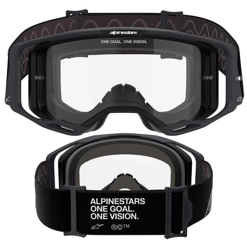 masque alpinestars vision 8 corp noir clair 2025 cross