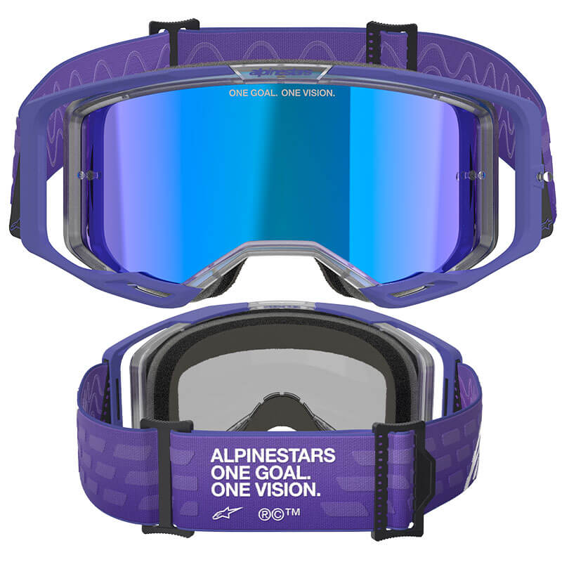 masque alpinestars vision 8 corp violet mirror 2025 cross