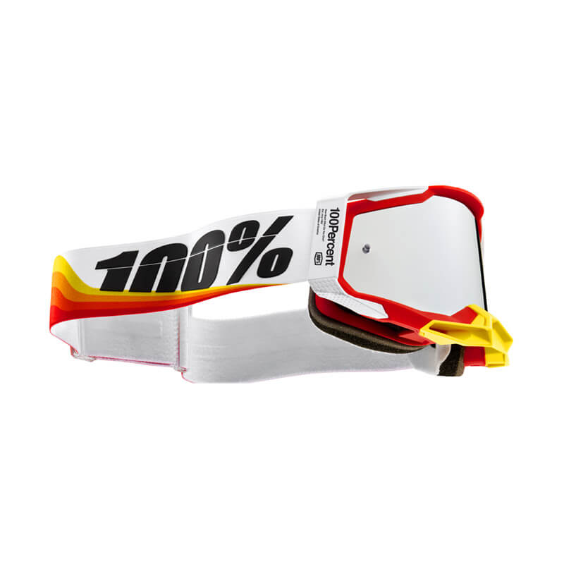masque cross 100 pour cent racecraft 2 arsham rouge miroir 2023 motocross