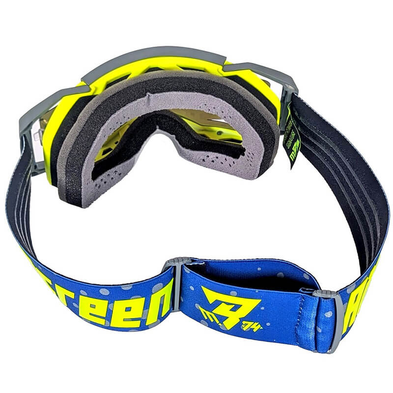 masque cross airscreen aero ex roman 74 bleu