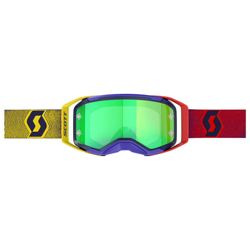 masque cross scott prospect 2.0 rouge jaune violet 2025 mx 