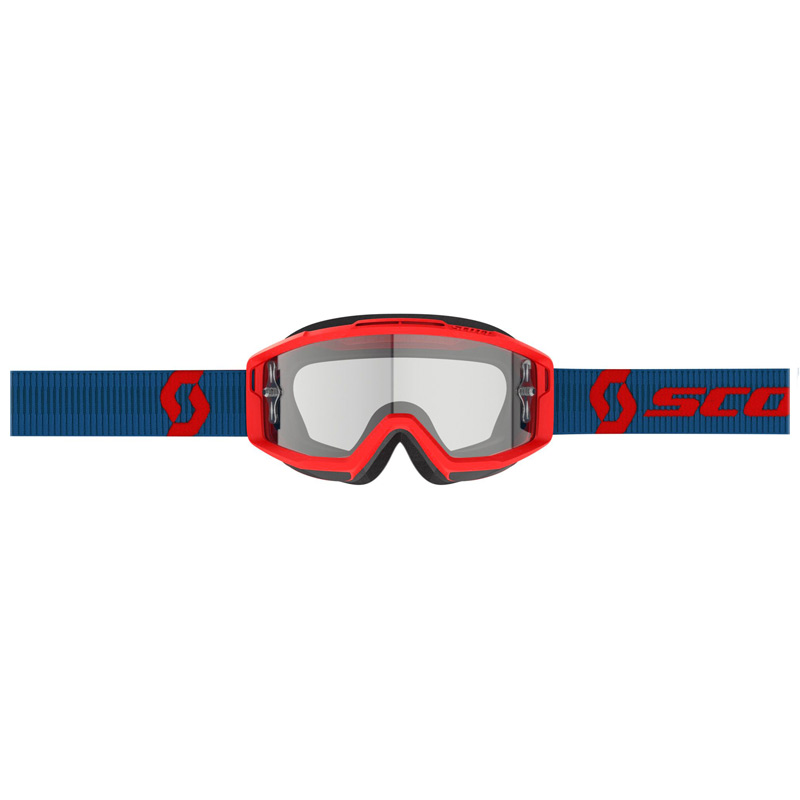 masque cross scott split otg bleu rouge 2023 mx