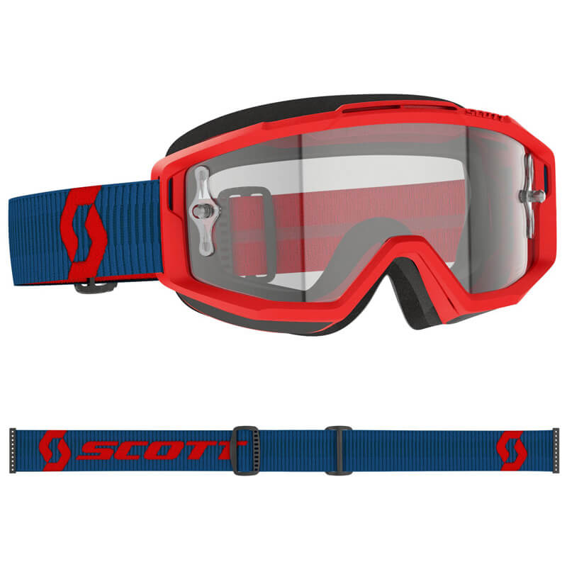 masque cross scott split otg bleu rouge 2023