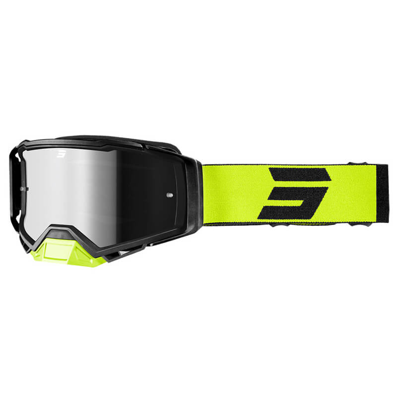 masque cross shot core jaune fluo noir 2021