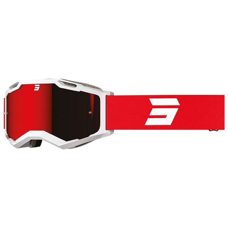 masque cross shot iris 2 0 tech blanc rouge 2026