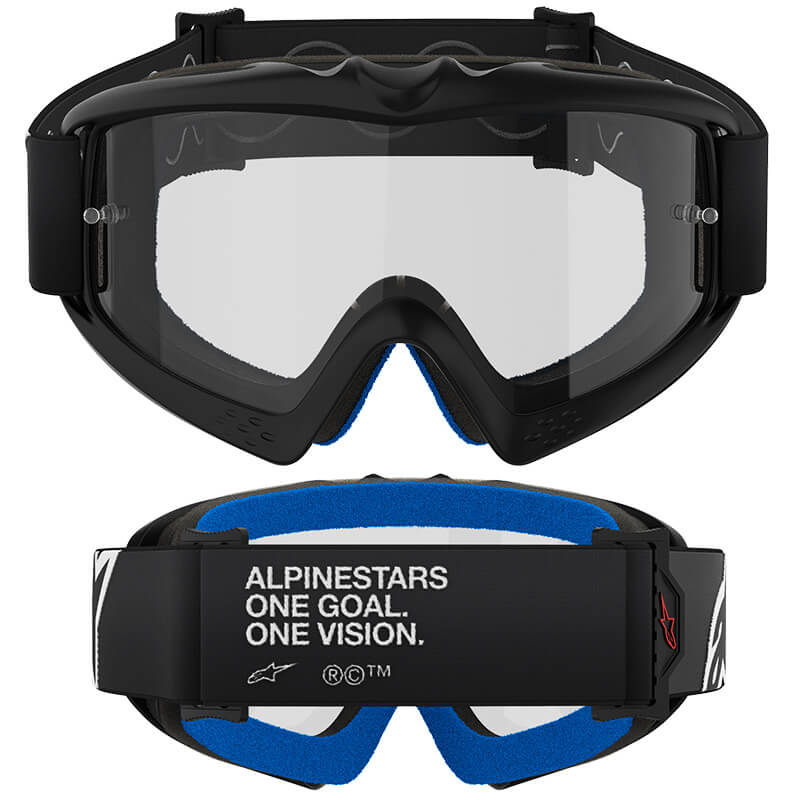 masque enfant alpinestars vision corp noir clair 2025 cross