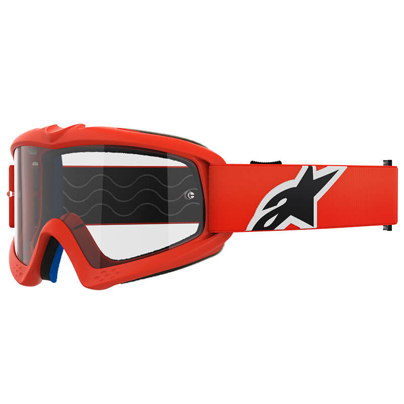masque enfant alpinestars vision corp orange clair 2025