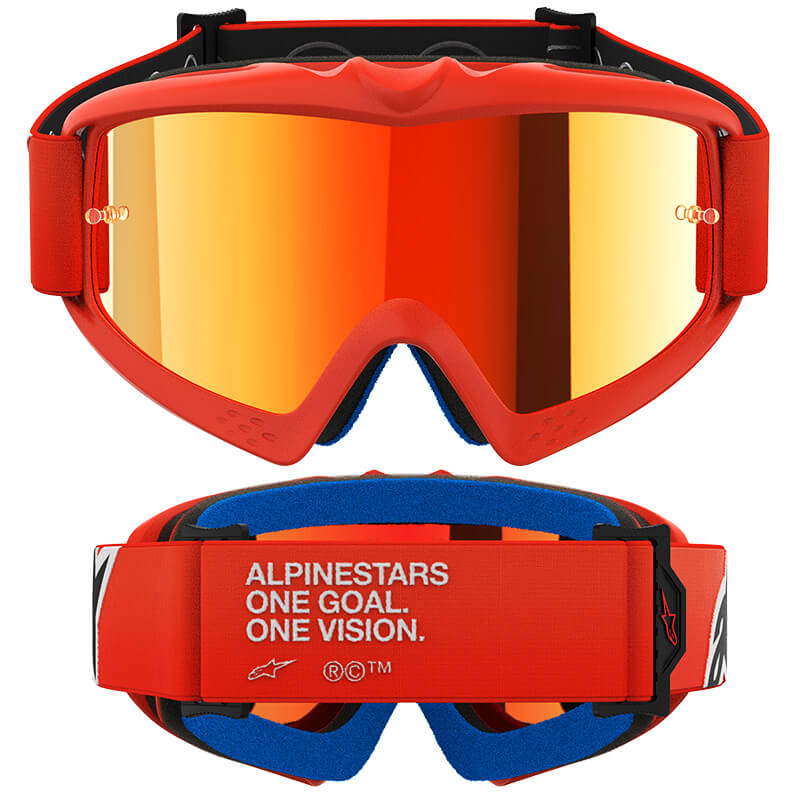 masque enfant alpinestars vision corp orange miroir 2025 cross