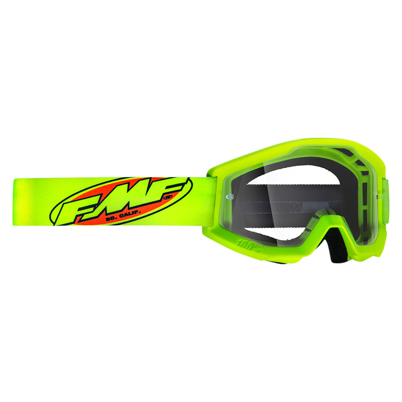masque enfant fmf vision powercore core jaune fluo ecran clair 2021