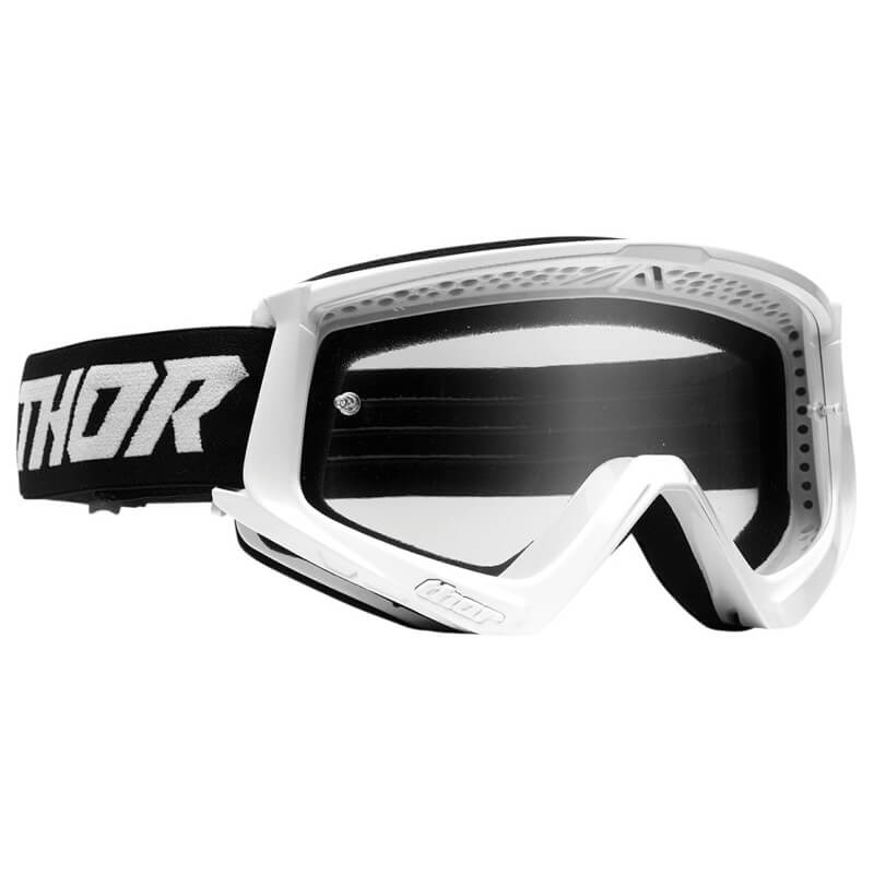 masque enfant thor mx combat blanc noir 2022