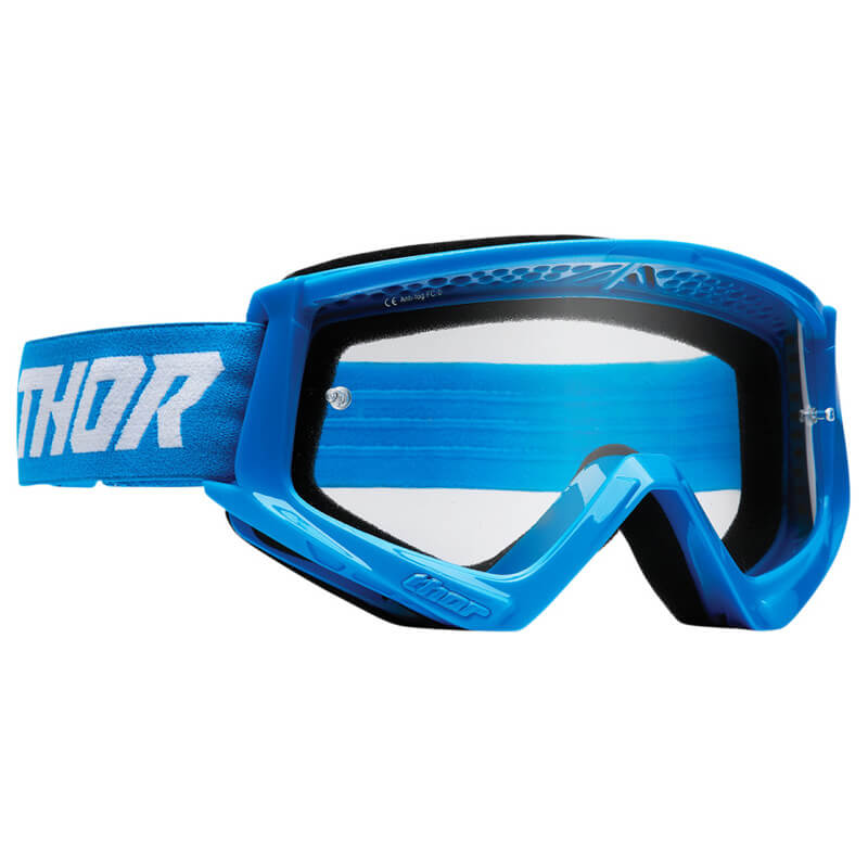 masque enfant thor mx combat bleu blanc 2022