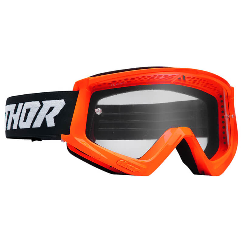 masque enfant thor mx combat orange fluo 2022