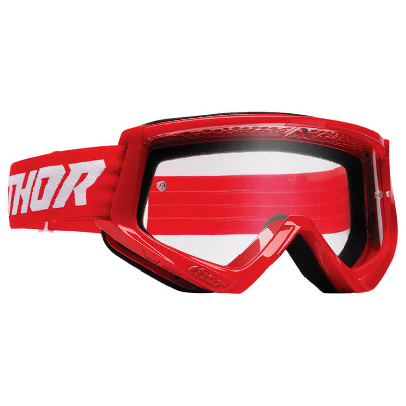 masque enfant thor mx combat rouge blanc 2022