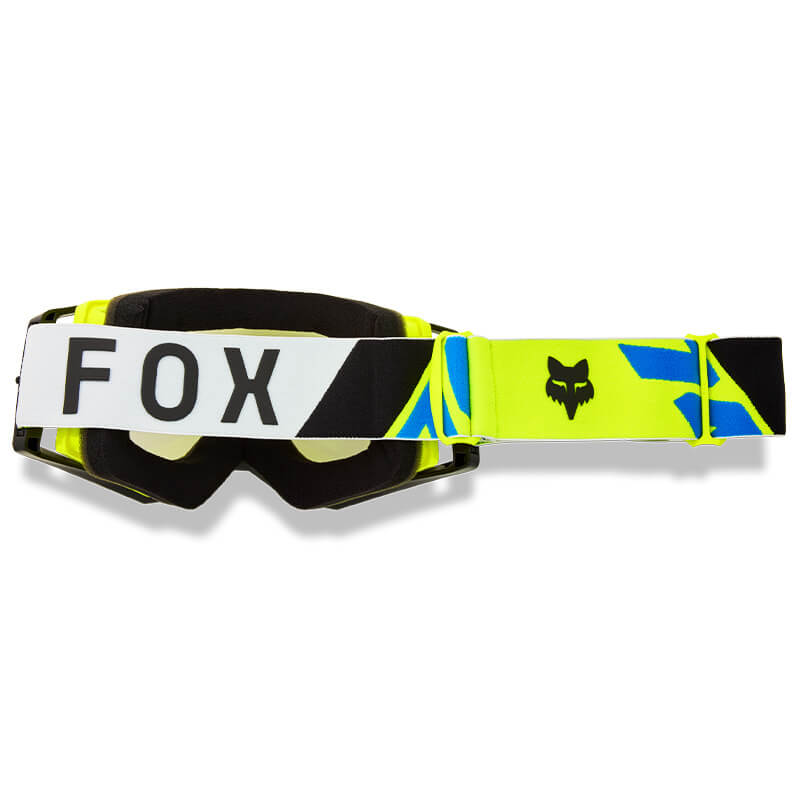 masque fox racing airspace tine jaune fluo 2026 cross