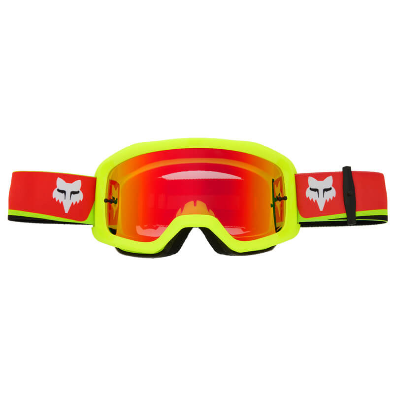 masque fox racing main ballast jaune 2024