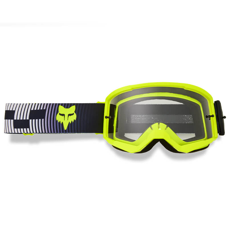 masque fox racing main collect jaune fluo 2026