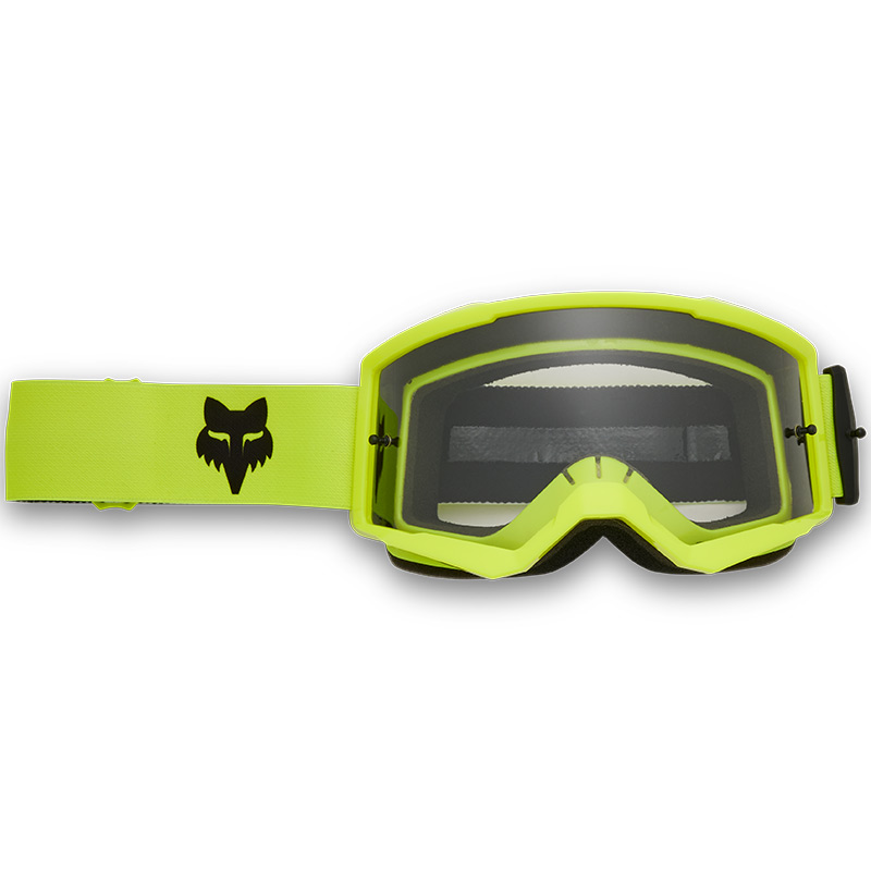 masque fox racing main core clair jaune 27