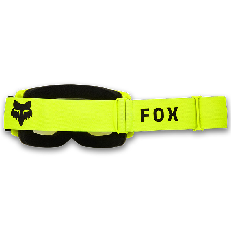 masque fox racing main core jaune fluo 2025 cross