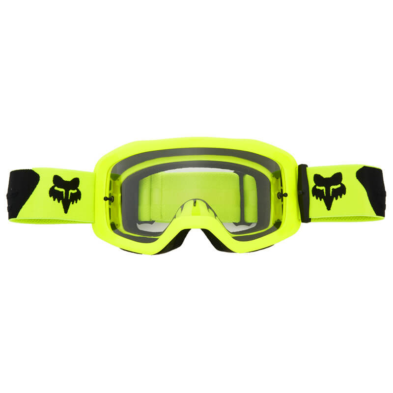 masque fox racing main core jaune fluo clair 2024