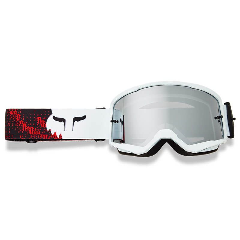 masque fox racing main kairos blanc rouge 2026