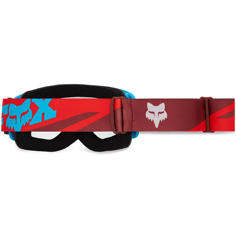 masque fox racing main raid bleu 27 mx